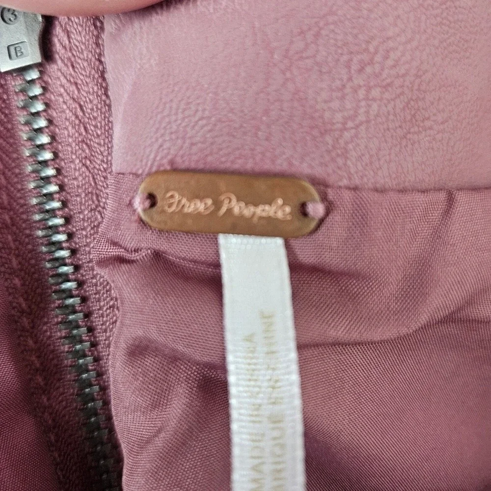 Free People‎ Vegan Suede Modern Femme Mini Skirt Size 12